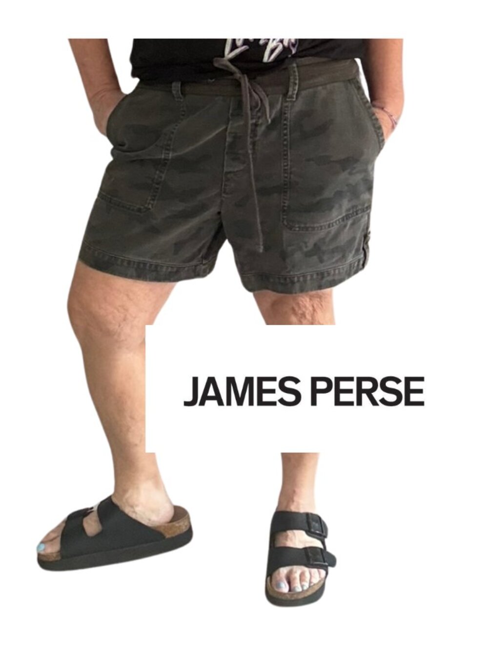 James Perse Cargo Camo Shorts Size 4 (XL)